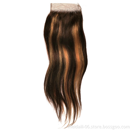Indian Hair Extension Bundles For Black Women Indian Virgin Human Hair Silky Straight Wave Bundles With Closure